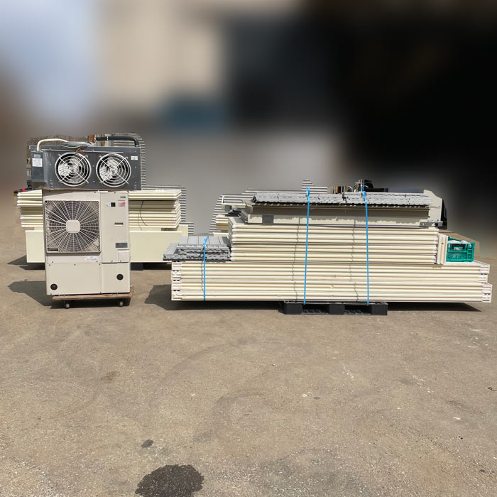 中古｜プレハブ冷凍庫 3.8坪 3450×3600 KX-N3AVP1 US-N3LH2 日立 2022