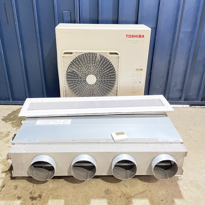 中古｜エアコン 天井埋込ビルトイン 5馬力 スパーパワーエコゴールド RBSA14033MUB 東芝 2023年 業務用｜動産王｜愛知｜送料無料 