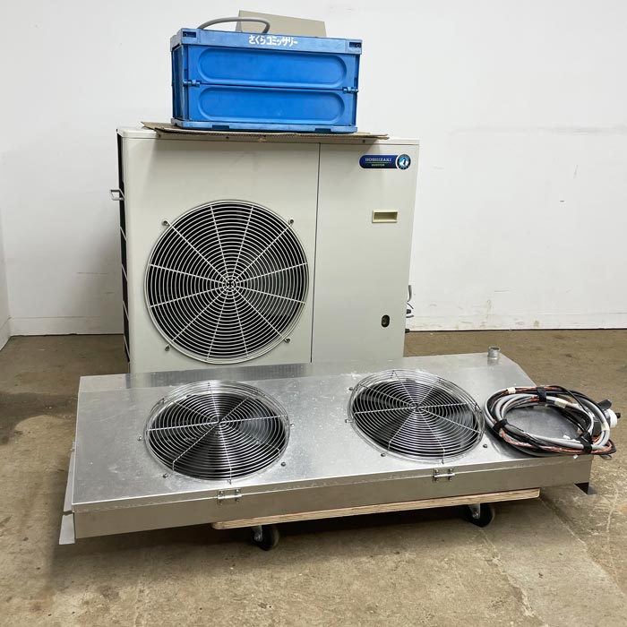 中古|冷蔵ユニットクーラー 外機:HUS-11RA-UCI 内機:HUS-15RB-E ホシザキ 2018年製 業務用 |動産王|千葉|送料無料