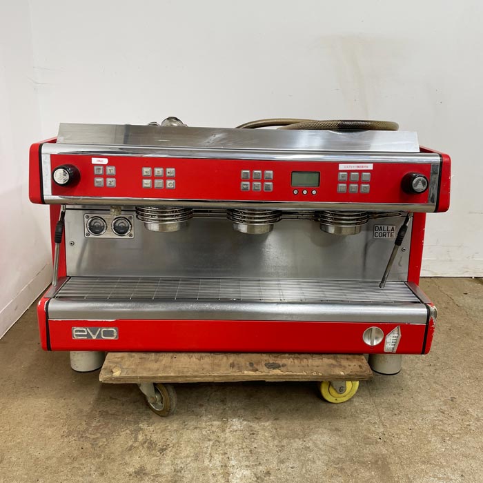 中古｜セミオートコーヒーマシン 3連 EVO 業務用 コーヒーメーカー エスプレッソマシン ｜動産王｜千葉｜送料無料