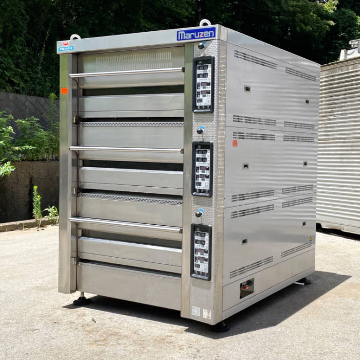 中古｜デッキオーブン 三段 プリンス PEB3-222B-KD マルゼン 2022年 ベーカリー 製菓 製パン ｜動産王｜千葉｜送料無料