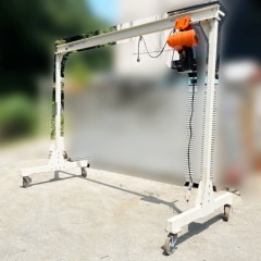 中古|組立式簡易クレーン ジョイクレーン CFM-50 日向製作所 2020年 チェーンブロック 物流機器 |動産王|千葉|引取|送料別の商品ページへリンク