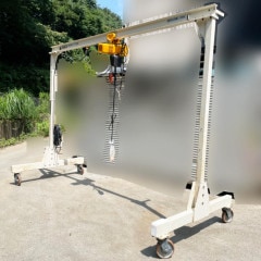 中古|移動式簡易ホイスト付きクレーン ジョイクレーン CFM-30 日向製作所 2020年 クレーン チェーンブロック |動産王|千葉|引取|送料別の商品ページへリンク