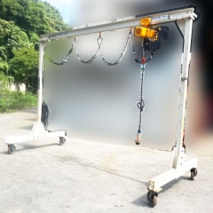 中古|移動式簡易ホイスト付きクレーン ジョイクレーン CFM-30 日向製作所 2020年 クレーン チェーンブロック |動産王|千葉|引取|送料別の商品ページへリンク