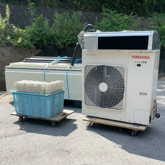 中古|プレハブ冷蔵庫 1坪 外機TAM130AU-SV 内機TA-100DM-UHK 大和冷機 東芝 2024年 業務用 冷蔵チャンバー |動産王|千葉|送料無料