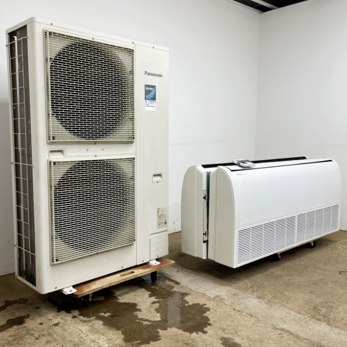 中古｜天吊り ツインエアコン 10馬力 外機CU-P280H6B 内機CS-P140T6B パナソニック 2021年 内機2台 ｜動産王｜千葉｜引取｜送料別