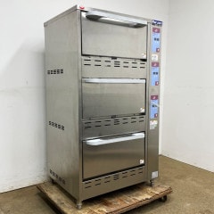 中古|ガス立体自動炊飯器 RC-S3D マルゼン 2019年 7.5kg(5升)×3段 業務用 都市ガス |動産王|千葉|送料無料の商品ページへリンク