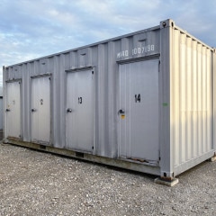 中古|20フィート コンテナボックス 4枚扉 4D 2000年 20ft 倉庫 物置 レンタルボックス トランクルーム |動産王||引取|送料別の商品ページへリンク