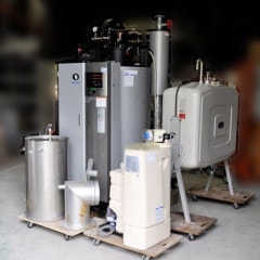 中古|簡易貫流蒸気ボイラー SU-500ZH 三浦工業 2024年 60Hz A重油 軟水装置 薬注装置 オイルタンク付き |動産王|大阪|引取|送料別の商品ページへリンク