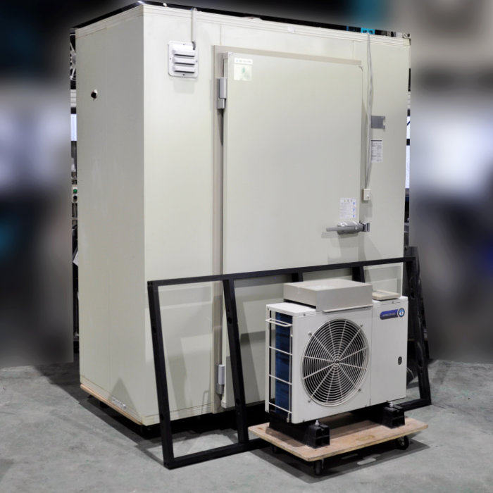 中古｜プレハブ冷蔵庫 0.5坪 VQ扉立上50 日軽 内)HUS-6RA-EK 外)HUS-6RA-UC ホシザキ 2022年頃 ｜動産王｜大阪｜引取｜送料別