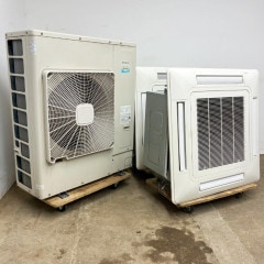 中古|天カセエアコン 6馬力 内機2台 外機RAS-GP160RSH2 内機RCI-GP80K3 日立 2020年 業務用 天井カセット形 |動産王|千葉|送料無料の商品ページへリンク