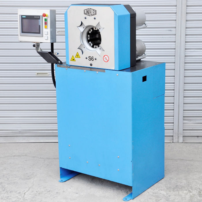 中古|加締め機 S 6.2_C.2_26 UNIFLEX 2019年 三相200V60Hz ホース金具圧着加工 |動産王|大阪|引取|送料別