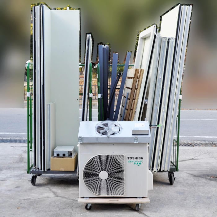 中古｜プレハブ冷蔵庫 1坪 DP410D-22 大和冷機 内)TA-101CH-UFK 外)TAM130AT-SV 東芝 2019年 ｜動産王｜大阪｜引取｜送料別