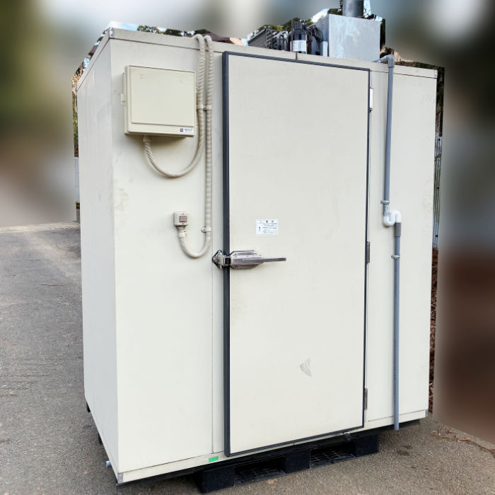 中古｜プレハブ冷蔵庫 0.7坪 AFL-RP08B 三菱電機 2022年 業務用 冷蔵