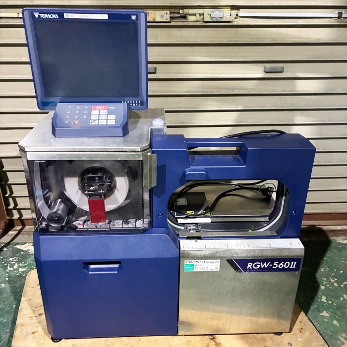 中古｜胴巻き包装プリンター 寺岡精工 RGW-560II 包装機 帯包装 帯巻き 印字 ｜動産王｜宮城｜送料無料
