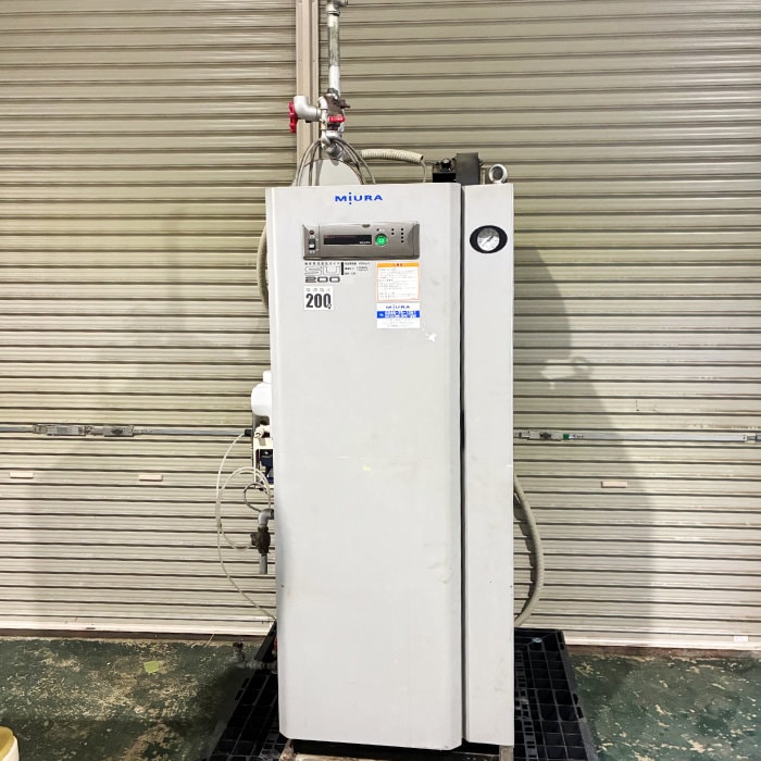 中古｜ボイラー SU-200 三浦工業 簡易貫流蒸気式 油焚き 蒸気ボイラー ｜動産王｜宮城｜送料無料