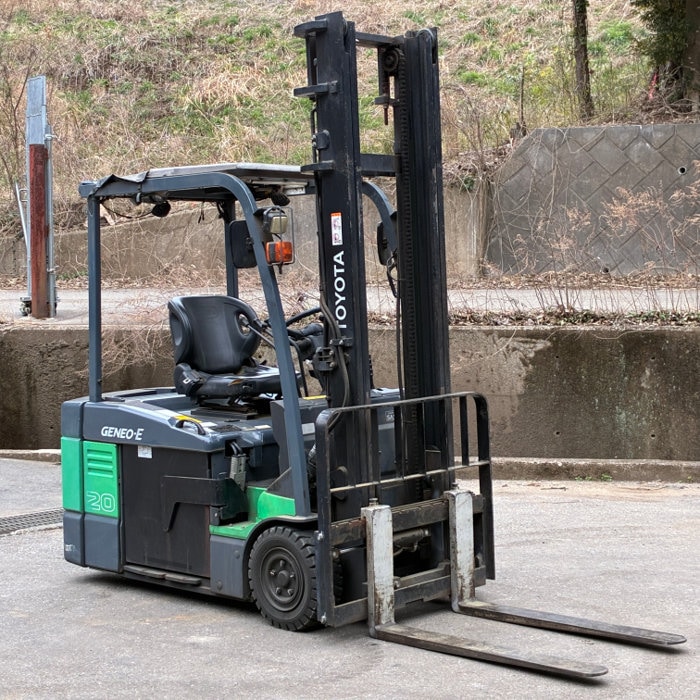 中古｜フォークリフト トラック 2t バッテリー式 7FBE20 TOYOTA 2015年 業務用 電動 3輪 カウンター ｜動産王｜千葉｜送料無料