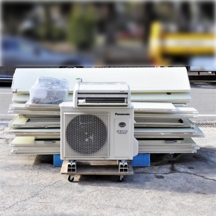 中古｜プレハブ冷蔵庫1.5坪 出入口２箇所仕様 大和冷機 内)PCU-SK150ME 外)PCU-SK150MU パナソニック 2023年 ｜動産王｜大阪｜引取｜送料別