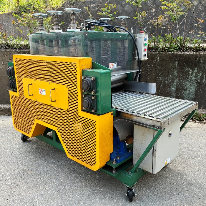 中古|砕き太郎 KT-103RW 業務用 粗砕機 粉砕機 袋のまま砕く ほぐし機 3本ロール リターン式 往復破砕 |動産王|千葉|送料無料