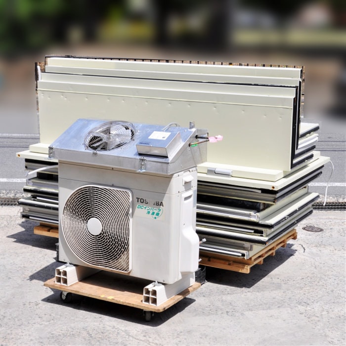 中古｜プレハブ冷蔵庫1坪 DP410D-19 大和冷機 内)TA-101CH-UFK 外