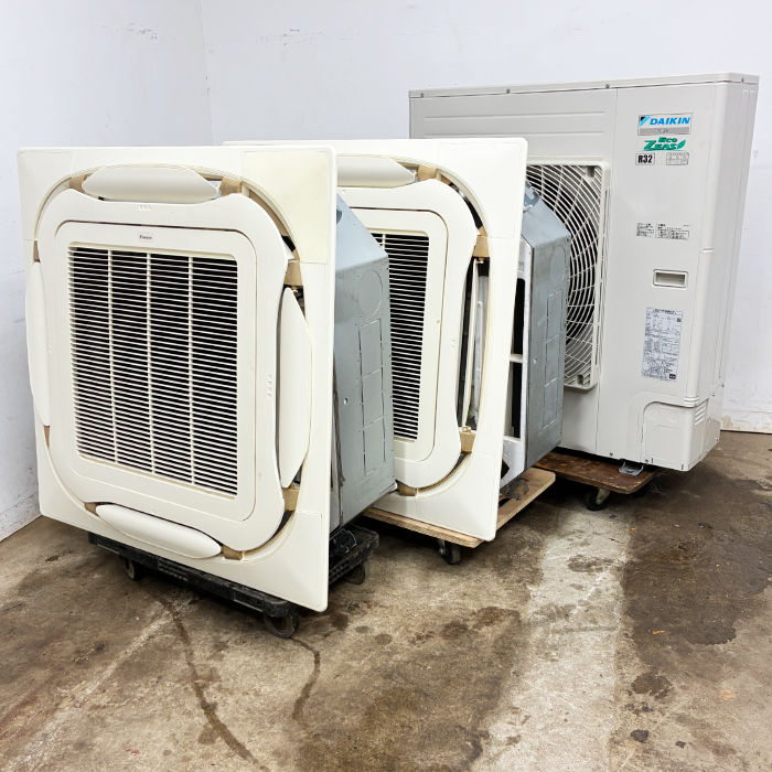 中古｜天カセ パッケージエアコン 6馬力 FHCP80FD(室内機3馬力2台
