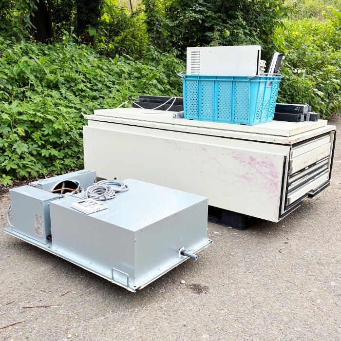 中古｜プレハブ冷蔵庫 1坪 大和冷機 2021年 プレハブ冷却ユニット PCU-TV100M 三相200V ｜動産王｜千葉｜送料無料