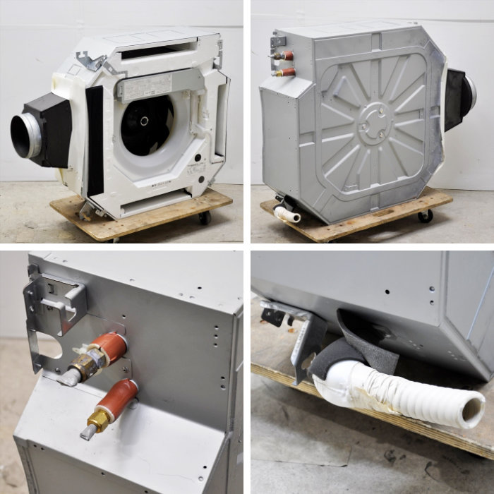 室外機、室内機まとめ売り 中古】 天井カセット形エアコン 8馬力 室内機RCI-GP112K3×2台 室外機