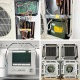 【中古】 天カセエアコンツイン PUZ-ERMP224KA2 PL-ERP112HA 三菱電機 2022年 8馬力 【動産王】富山☆送料無料