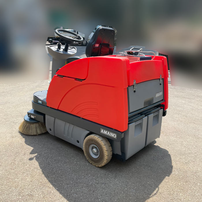 中古|搭乗式スイーパー JN-980E アマノ 2019年 バッテリータイプ 洗浄機 路面清掃機 床洗浄 乗用 自走 屋内清掃 |動産王|千葉|送料無料