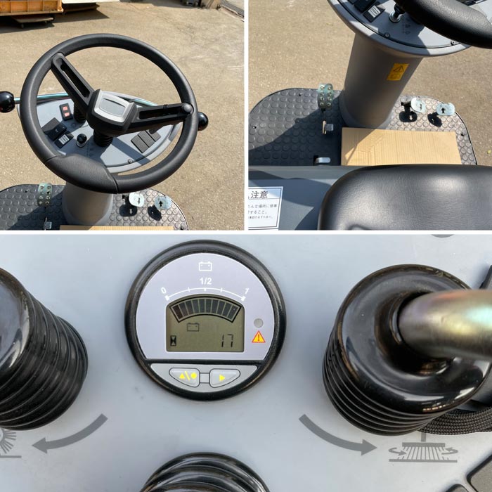 中古|搭乗式スイーパー JN-980E アマノ 2019年 バッテリータイプ 洗浄機 路面清掃機 床洗浄 乗用 自走 屋内清掃 |動産王|千葉|送料無料