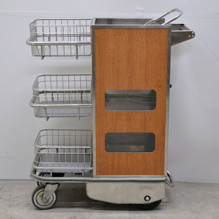 【中古】 車内販売車 新日本車輌 車内ワゴン車 移動 食事 飲み物 弁当 菓子   店舗什器【動産王】大阪☆送料無料