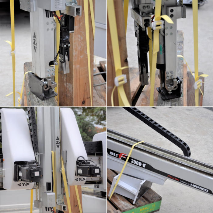 中古｜成形品取出装置 HASIIf-200G-V ハーモ 2004年 産業ロボット 取出ロボット｜動産王｜大阪｜引取｜送料別