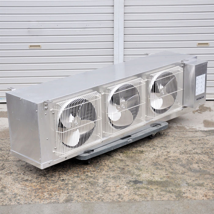 中古｜プレハブ冷凍ユニットセット 室内機US-T5LH 室外機KX-T5CWV 日立 2025年 三相200V 5馬力 2坪用 ｜動産王｜大阪｜送料無料