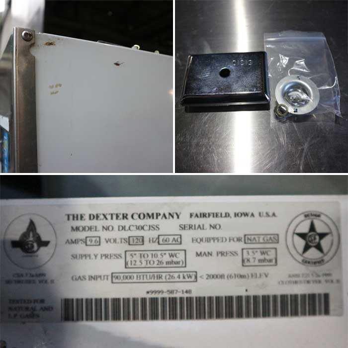 【中古】コイン式乾燥機 DLC30CJSS DEXTER デクスター 14kg 60Hz 西日本専用 都市ガス 【動産王】千葉☆送料無料