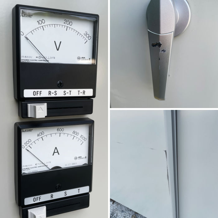 中古｜キュービクル式高圧受電設備 屋外用 PF・S 日東工業 2024年 1相2線式 変電設備 高圧受電 低圧配電盤 ｜動産王｜千葉｜送料無料