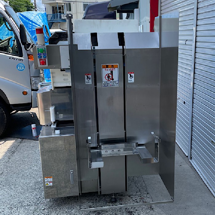 【中古】おむすび成形機Ⅲ GOS-2400 不二精機 動画あり おにぎりマシン 三角成形 包装機 食品機械【動産王】大阪☆送料無料