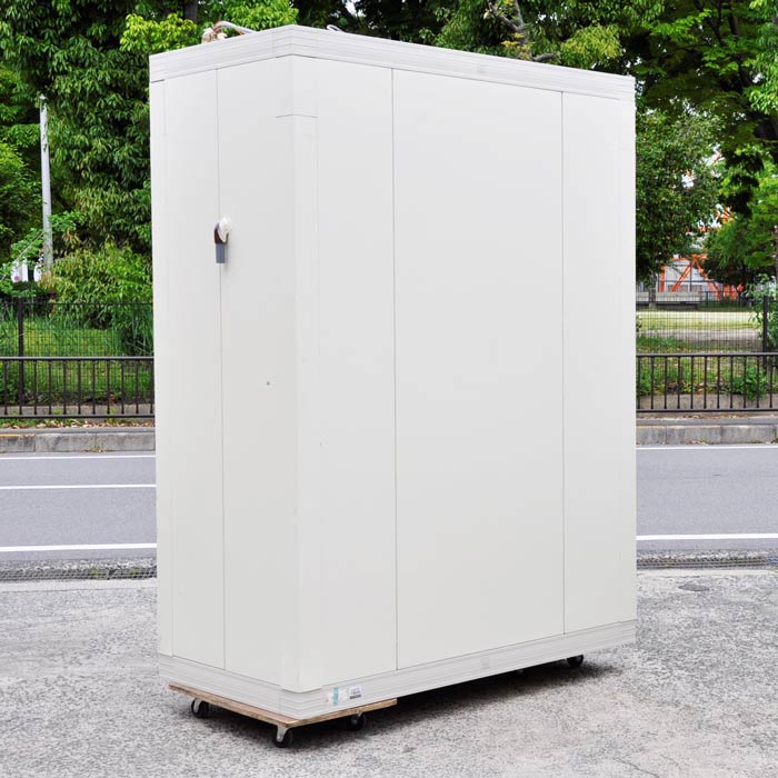 【中古】 プレハブ冷凍庫 0.5坪 室内機 HUS-8FB-E 室外機 HUS-8FA-UCI ホシザキ 2018年 業務用 三相200V 【動産王】大阪☆送料無料