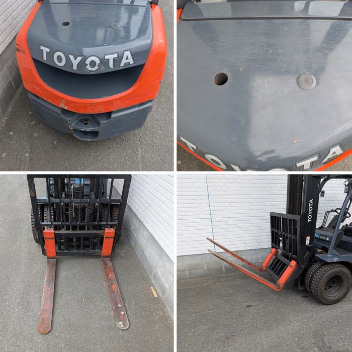 中古｜フォークリフト 02-8FDJ35 トヨタ 2022年 3.5t ディーゼル 重機 ハイマスト ｜動産王｜福岡｜引取｜送料別
