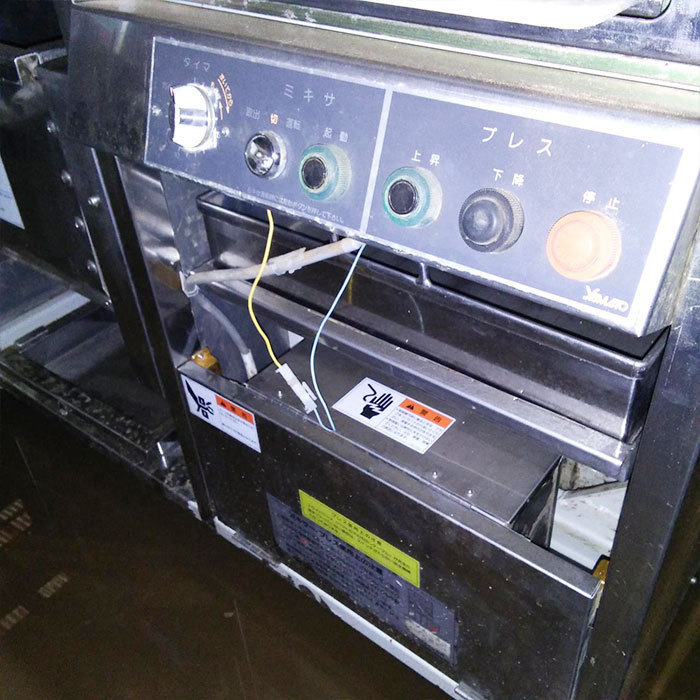 【中古】業務用 手打ち式 製麺機 W 874 A 大和製作所 若大将 ジャンク【動産王】千葉☆送料無料