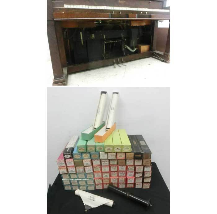 【中古】ロール式自動演奏付ピアノ ベックウィズピアノ＆オルガンカンパニー 希少 現状渡し【動産王】名古屋★引取限定