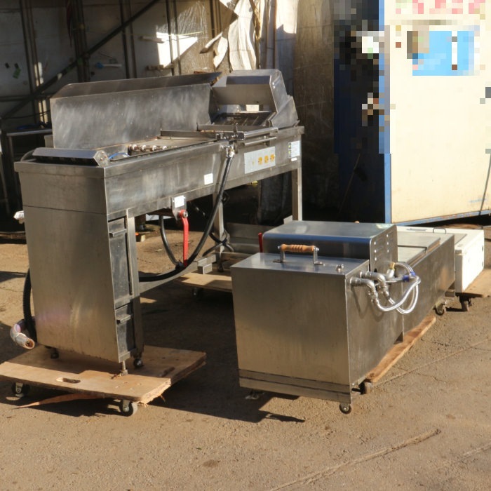 【中古】コンベア式フライヤー IDN-D15K エイシン電機 大容量タイプ ろ過タンク スピード調整【動産王】千葉☆送料無料