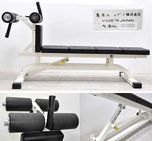 【中古】 シットアップベンチ ミズノ 筋トレベンチ   フィットネスマシン現状渡し【動産王】大阪★引取限定