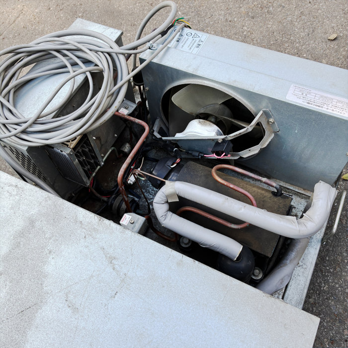 中古｜プレハブ冷蔵庫 1坪 DP410D-19 大和冷機 2020年 業務用 冷蔵チャンバー 貯蔵庫 ストッカー ｜動産王｜千葉｜送料無料