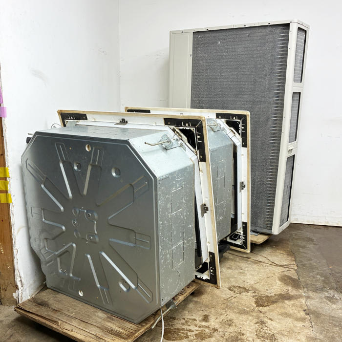 中古|業務用エアコン 天カセ 10馬力 5馬力×2台 DAIKIN ダイキン 三相200V FHCP140FC RZRP280BA 動作未確認 |動産王|千葉|送料無料