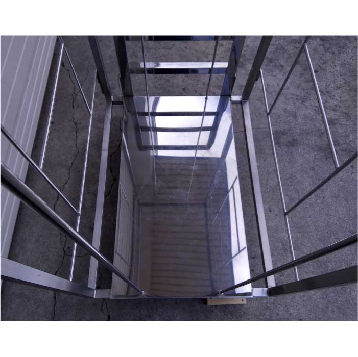 【中古】 カゴ付台車 業務用 幅600mm × 奥行900mm × 高さ1550mm 店舗什器【動産王】札幌★引取限定