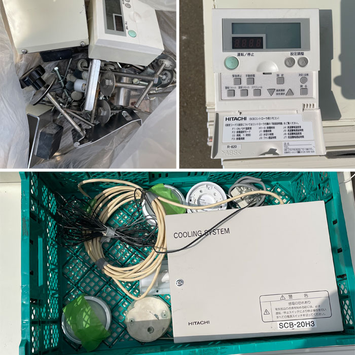 中古｜プレハブ冷凍庫 3.8坪 3450×3600 KX-N3AVP1 US-N3LH2 日立 2022