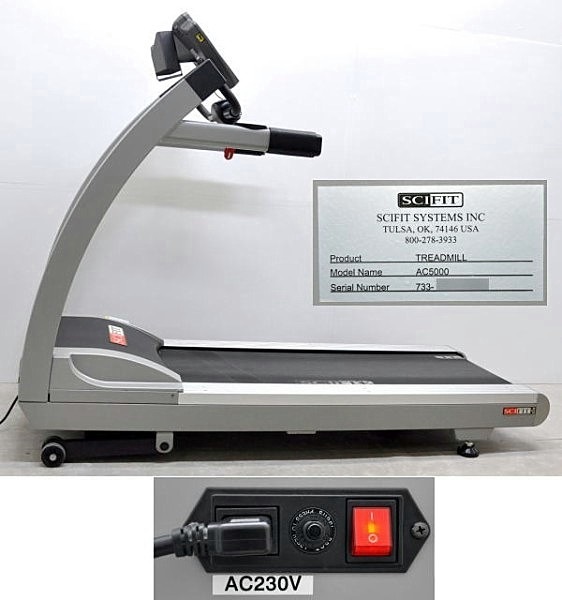 中古｜トレッドミル AC5000 SCIFIT SYSTEMS 2011年 フィットネス機器 ジム トレーニング｜現状渡し｜動産王｜大阪｜引取｜送料別