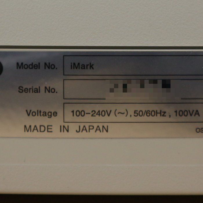 【中古】マイクロプレートリーダー iMark BIO-RAD 2018年 データ分析【動産王】千葉☆送料無料