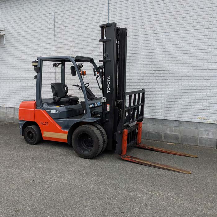 中古｜フォークリフト 02-8FDJ35 トヨタ 2020年 3.5t 重機 ｜動産王｜福岡｜引取｜送料別