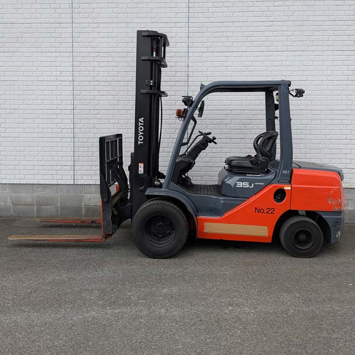 中古｜フォークリフト 02-8FDJ35 トヨタ 2020年 3.5t 重機 ｜動産王｜福岡｜引取｜送料別